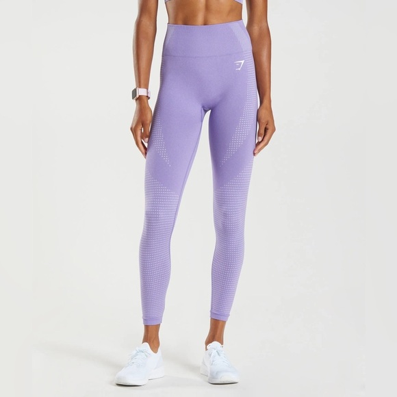 Gymshark Pants - Gymshark Lavender Seamless Leggings